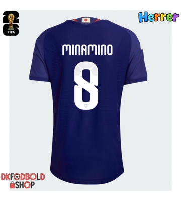 Japan Takumi Minamino #8 Hjemmebanetrøje VM 2026 Kort ærmer